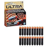 Nerf Ultra One 20-Dart Refill Pack, The Furthest Flying Nerf Darts Ever, Compatible Only with Nerf Ultra One Blasters, Black, 4.4 x 15.2 x 17.5 cm, E6600EU6