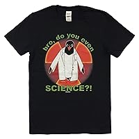 Bro Angry Science Penguin Do You Even Science Geek T-Shirt