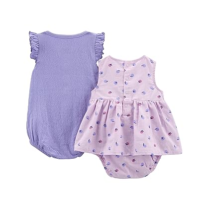 Simple Joys by Carter's baby-girls 2-pack Sleeveless Rompers