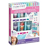 Make It Real: Fruity Beauty Cosmetics Vending Machine - Dispense 5 Fruit Scented Lip Glosses, Surprise Nail Polish & Nail Stickers, Girls Kids Ages 8+