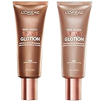 L’Oreal Paris True Match Lumi Glotion Medium and Deep Bundle, Highlighter and Bronzer For Radiant Glow, Pack of 2