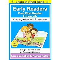 Early Readers - Learn to Read Book - Kindergarten and Preschool - First Reader: 5 Super Easy Stories for Beginner Readers (Rabbit Readers 1) Early Readers - Learn to Read Book - Kindergarten and Preschool - First Reader: 5 Super Easy Stories for Beginner Readers (Rabbit Readers 1) Kindle