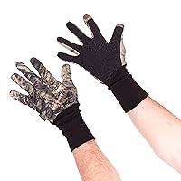 Vanish Camo Jersey Hunting Gloves by Allen - Mossy Oak Break-Up Country,One Size Fits Most,25343
