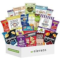 Allergy Friendly Snack Box: (20 Ct): All Snacks Are Vegan, Dairy Free, Gluten Free, Nut Free, Soy Free, Egg Free, Fish Free, Shellfish Free, Peanut and Tree Nut Free, Top 8 Allergen Free, Gift Box For