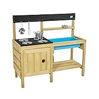 Muddy Maker Mud Kitchen - Outdoor Kitchen Playset for Kids Brown