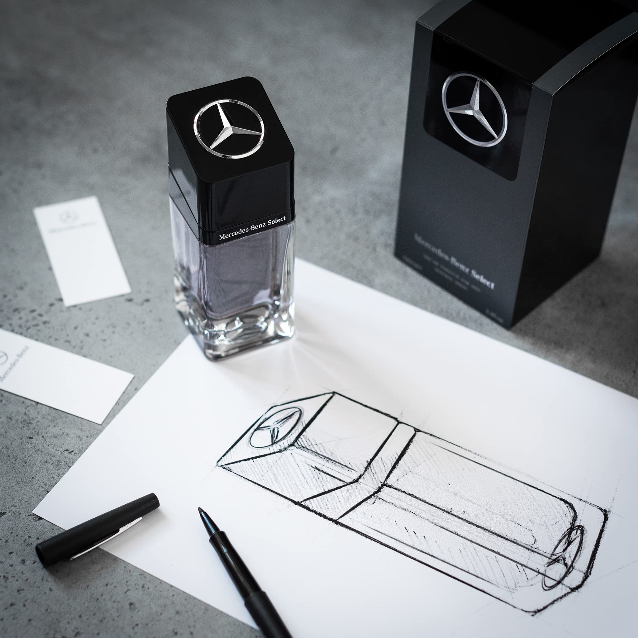 Mercedes Benz Select - Elegant Fragrance With Fresh, Sensual Floral Notes - Mesmerize The Senses With Original Luxury Men’s Eau De Toilette Spray - Endless Day Through Night Scent Payoff - 3.4 OZ