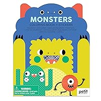 Coloring Book with Stickers Monsters