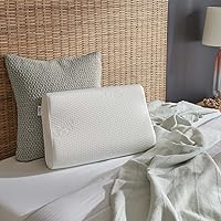 Tempur-Pedic TEMPUR-Ergo Neck Pillow, Medium Profile, White