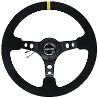 DTi 70034 Dorado Tuning Deep Steering Wheel 350mm /13.8inch Deep Dished Sport Racing/Sport Italian design 