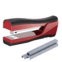 Bostitch Office Dynamo 4 in 1 Standup Stapler, Includes 420 Staples, 20 Sheet Capacity, Integrated Pencil Sharpener, Staple Remover & Staple Storage, Black