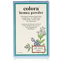 Colora Henna Powder Hair Color Red Sunset 2oz