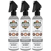 Ranger Ready Picaridin Insect Repellent Spray with Scent Zero - Tick and Mosquito Repellent Bug Spray (8 Fl Oz, Pack of 3)