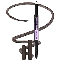 Maybelline Express Brow 2-In-1 Pencil and Powder Eyebrow Makeup, Black Brown, 1 Count