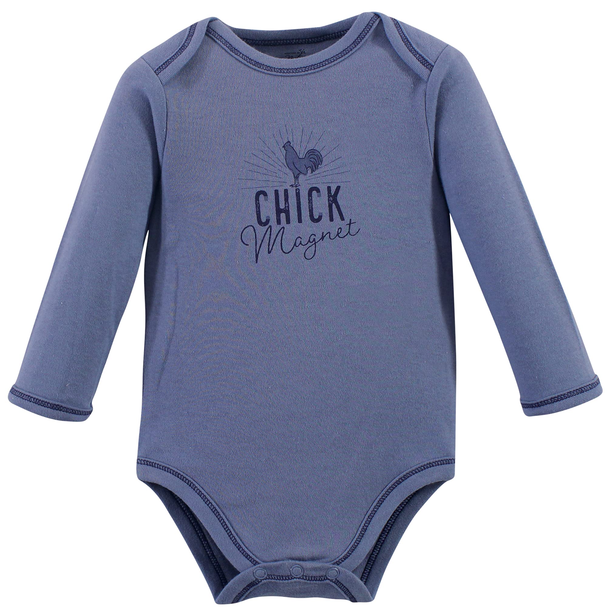 Touched by Nature Unisex Baby Organic Cotton Long-Sleeve Bodysuits
