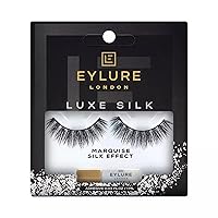 Eylure Luxe Silk Marquise Reusable Eyelashes, Adhesive Included, 1 Pair