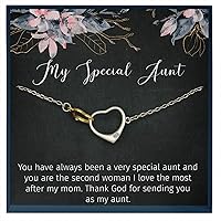 Aunt Gift, to My Auntie, to My Aunt Jewelry, Aunt Niece Necklace, Aunt Niece Quote, Upgraded to Aunt