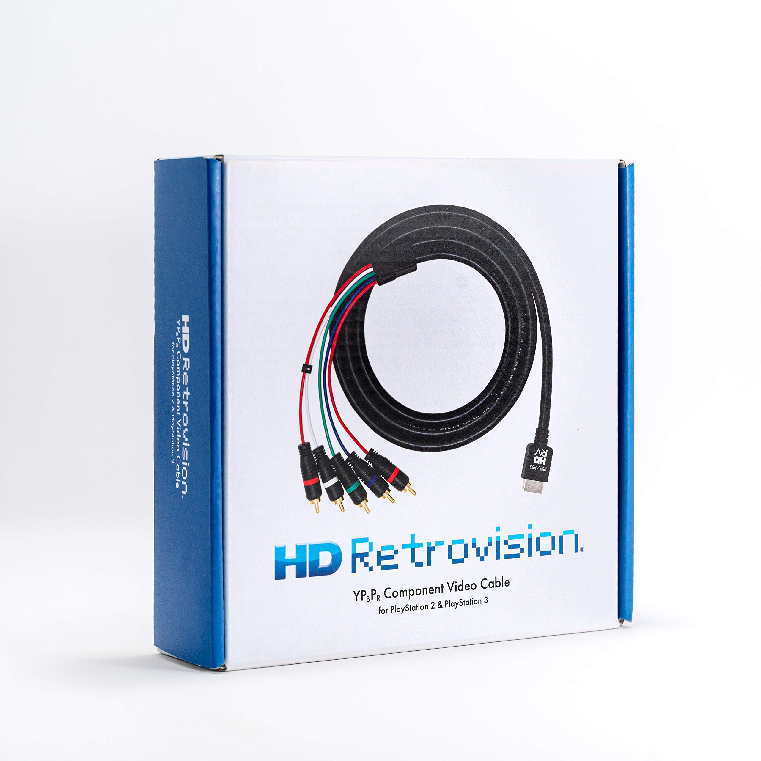 HD Retrovision PlayStation 2/3 (PS2/PS3) Premium YPbPr Component Video Cable