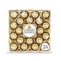 24 Count, Premium Gourmet Milk Chocolate Hazelnut, Individually Wrapped Candy for Gifting, Mother's Day Gift, 10.5 oz