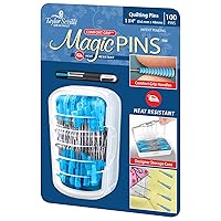 Taylor Seville Originals Comfort Grip Quilting Regular Magic Pins-Sewing and Quilting Supplies and Notions-Sewing Notions 100 Count