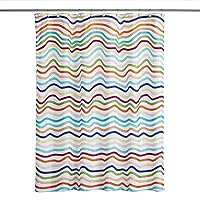 SKL Home by Saturday Knight Ltd. Making Waves Shower Curtain,Multi