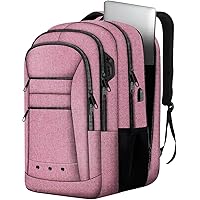 17.3 Inch Laptop Backpack, Pink, Unisex, Lots of Storage Space and Pockets