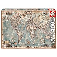 4,000 Piece Puzzle - The World Map