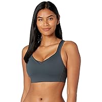 Brooks Women's Convertible Sports Bra for High Impact Running, Workouts & Sports with Maximum Support - Asphalt - 36 C