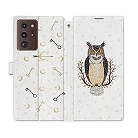 Wallet Case Replacement for Samsung Galaxy S23 S22 Note 20 Ultra S21 FE S10 S20 A03 A50 Owl Folio Cover Feathers Moon Bird Snap Wisdom Yellow PU Leather Flip Bohemian Card Holder Magnetic Tribal