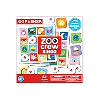 Skip Hop Board Game for Kids, Ages 3+ Years, Zoo Crew Bingo
