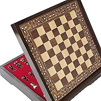 Tubibu Exclusive Chess Set, Chess Board, Gift Idea for Son, Husband, Father and Anyone for Birthday, Anniversary and Any Occasion (12”) (Small)