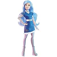 Disney Princess Zombies 3 Addison Fashion Doll - 12-Inch Doll with Long Blue Hair,Dress,Shoes,and Accessories.Toy for Kids Ages 6 Years Old and Up