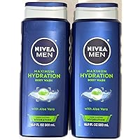 Men Maximum Hydration 3-in-1 Body Wash, 16.9 fl oz (Pack of 2)