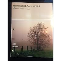 Loose-leaf for Managerial Accounting Loose-leaf for Managerial Accounting Loose Leaf Cards