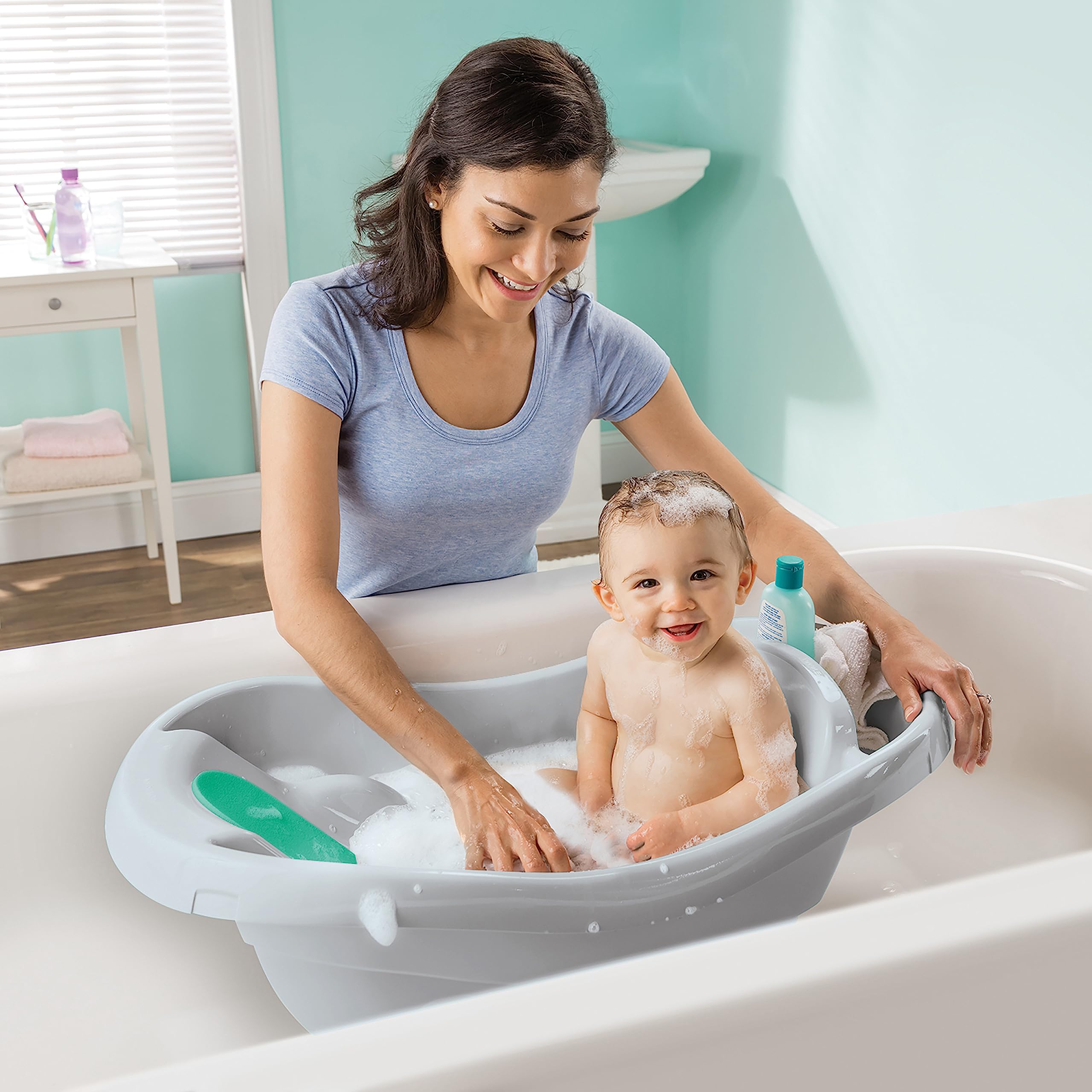 Ingenuity by Summer - Comfy Clean Tub, 0-24 Months