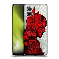 Head Case Designs Officially Licensed The Batman Collage Neo-Noir Graphics Soft Gel Case Compatible with Motorola Moto G73 5G