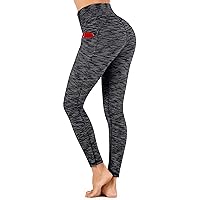 Ewedoos Ladies' Sports Leggings with Pockets, Long Running Trousers, Yoga Trousers, Opaque, Soft
