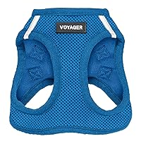 Voyager Step-in Air Dog Harness - All Weather Mesh Step in Vest Harness for Small and Medium Dogs and Cats by Best Pet Supplies - Harness (Royal Blue), S (Chest: 14.5-16