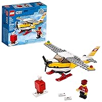 LEGO City Mail Plane 60250 Pretend-Play Toy, Fun Building Set for Kids (74 Pieces)