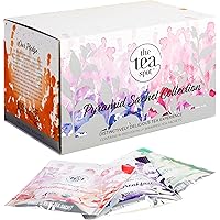 The Tea Spot Pyramid Sachet Collection - Loose Leaf Tea Sampler and Gift Set - 16 Pyramid Tea Bags - Features a Wide Variety of Tea Types