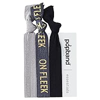 Popband London | Essential Hair Bands | On Fleek | For All Day and Night | No Dent | No Hair Damage | 3 Pc