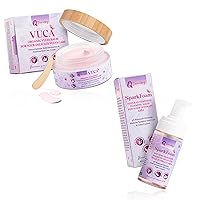 Vulva Balm (2 oz); Vulva Cream; Intimate Vulva Moisturizer for Women, Feminine Relief Care Balm for Dryness Relief + Foaming Feminine Wash for Women pH Balance (3.38 fl oz); Herbal Intimate Vulva Wash