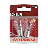 SYLVANIA 1157 Long Life Miniature Bulb, (Contains 2 Bulbs)