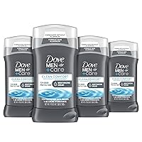 Deodorant Stick for Men Clean Comfort 4 Count Aluminum Free 72-Hour Odor Protection Mens Deodorant with 1/4 Moisturizing Cream 3 oz (Pack of 4)