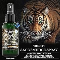 Sage Smudge Spray for Space Purification, Negative Energy Neutralization and Protection.