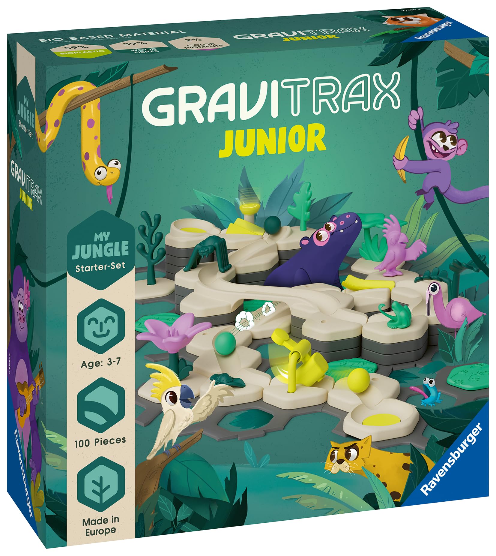 Ravensburger RAV GraviTrax Junior Start.-Set L Jungle 27499