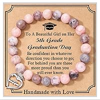 Shonyin Graduation Gifts for Her 2024, Heart Bracelet 5th 8th 6th College Law Middle High School Master Degree Nurse Phd Graduation Jewelry Gifts for Girls Daughter Best Friend