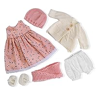 Handmade Waldorf Doll Clothes 12 inch Clothing Set with Pretty Box Girl Christmas Birthday Gift-Julka's Clothes Accessories