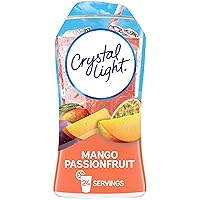 Crystal Light Sugar-Free Zero Calorie Liquid Water Enhancer - Mango Passionfruit Water Flavor Drink Mix (1.62 fl oz Bottle)