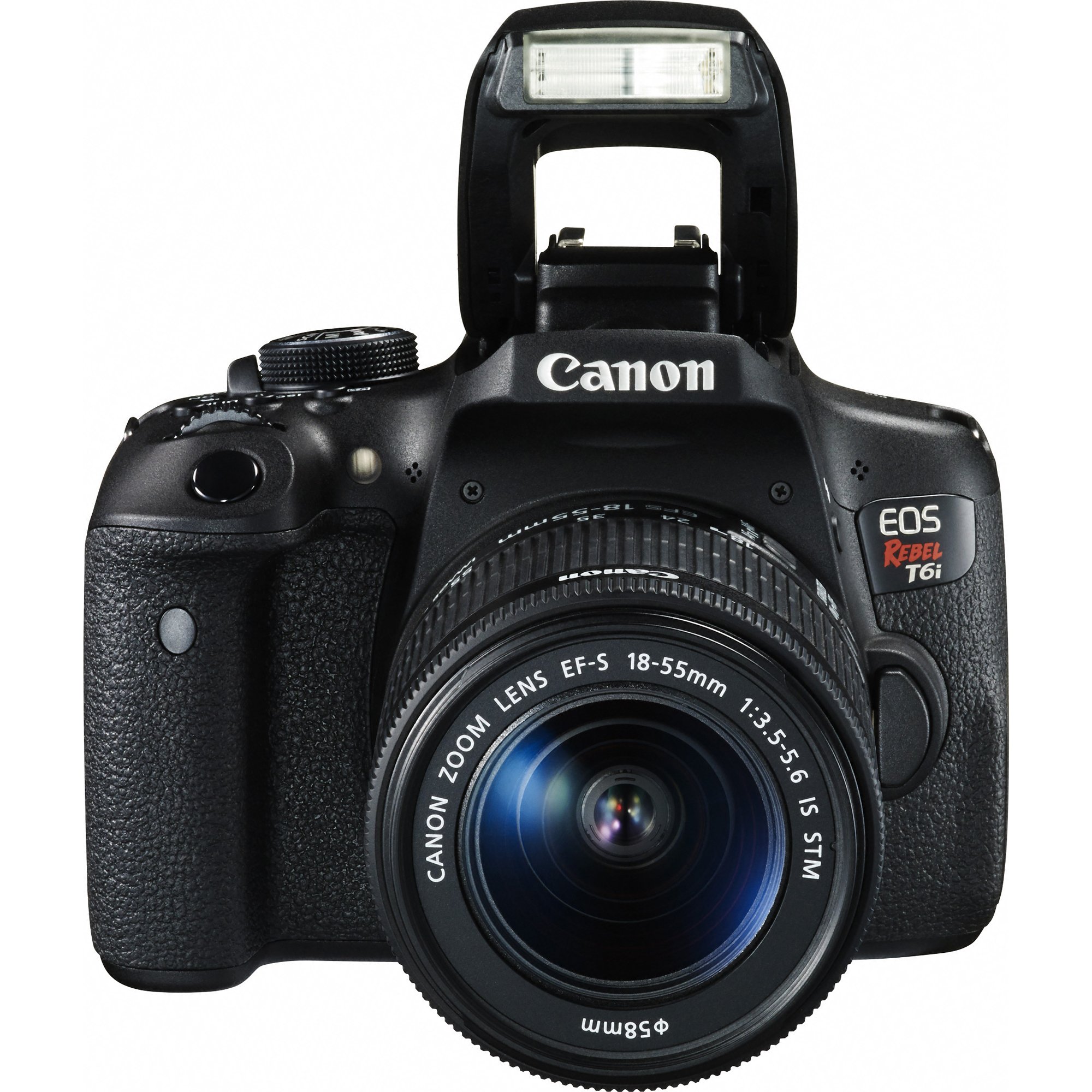 Canon EOS Rebel T6i Digital SLR with EF-S 18-55mm is STM Lens - Wi-Fi Enabled