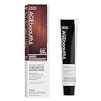 AGE beautiful Permanent Hair Color Dye Liqui Creme | 100% Gray Coverage | Anti-Aging Haircolor | Biotin for Thicker, Fuller Hair | Professional Salon Coloring